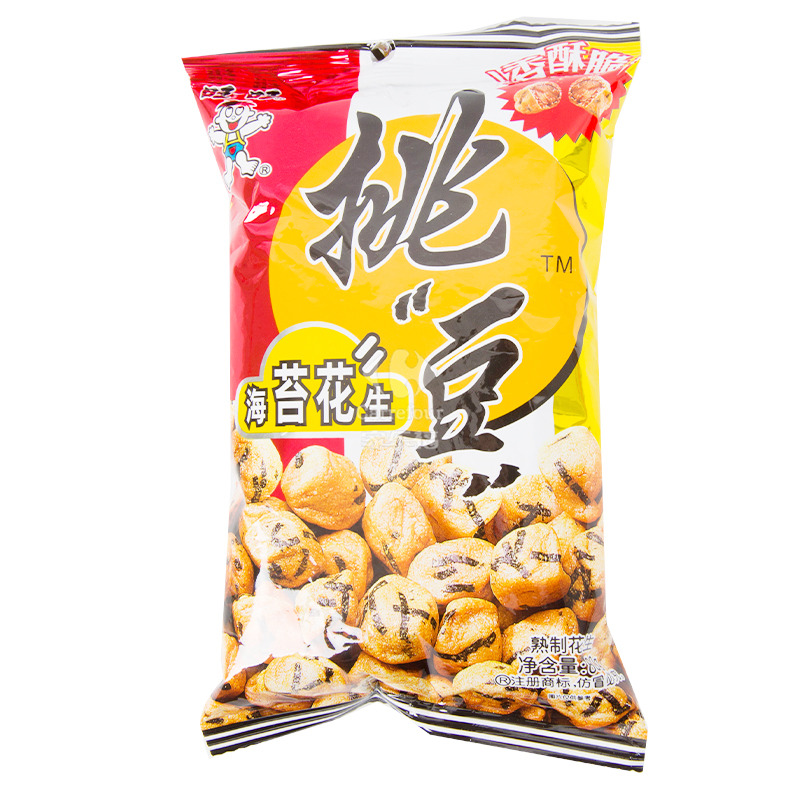 旺旺 挑豆 海苔花生 80g/袋