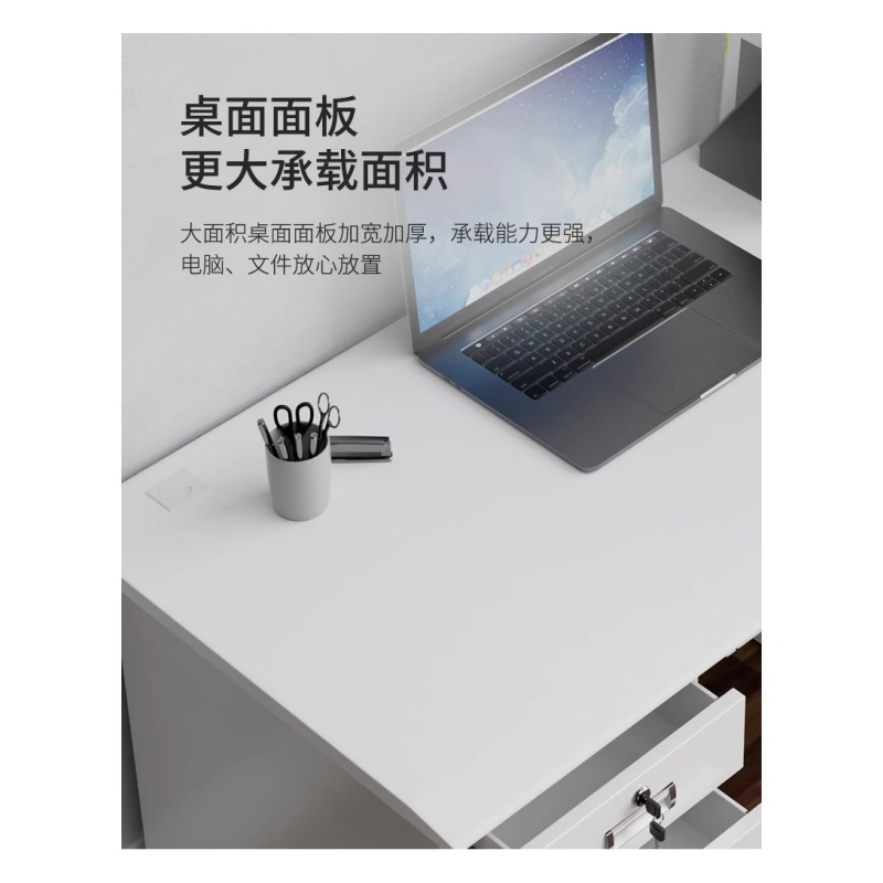 景福达不锈钢写字台100*60*75cm张高清大图