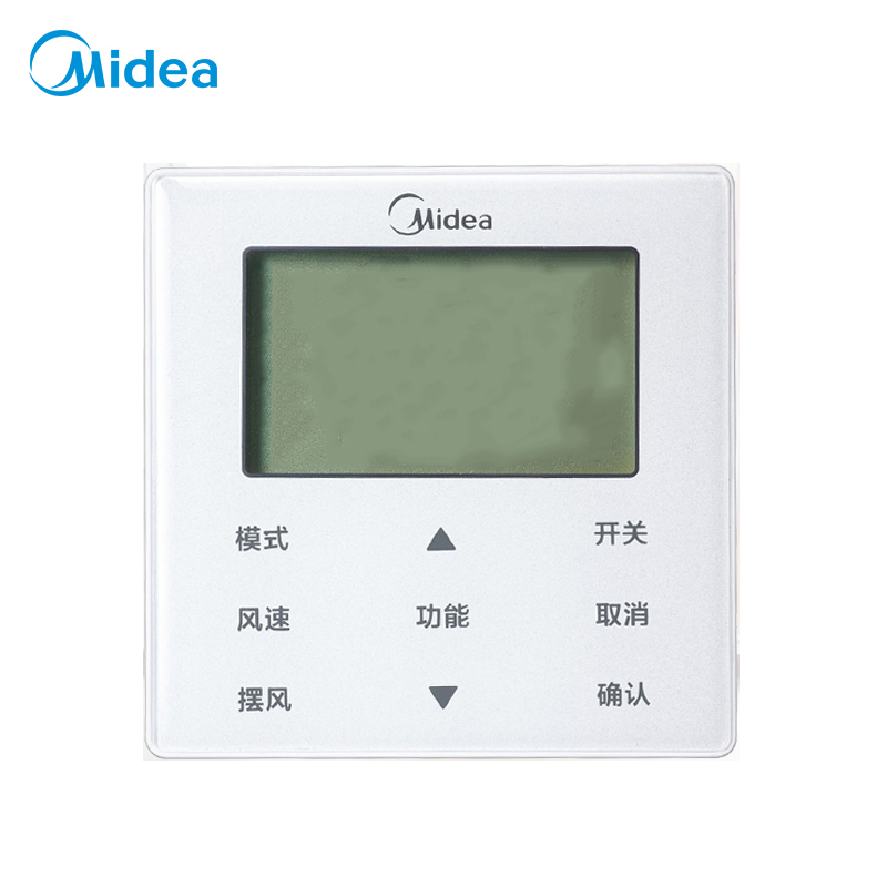 美的(midea)中央空调线控器 KJR-86W/BK(WIFI) Wi-Fi控制 液晶显示 一键26℃