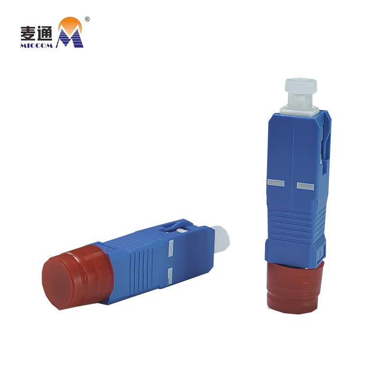 麦通光纤适配器 电信级 阴阳转接法兰盘公母适配器 FC母头转SC公头/个高清大图