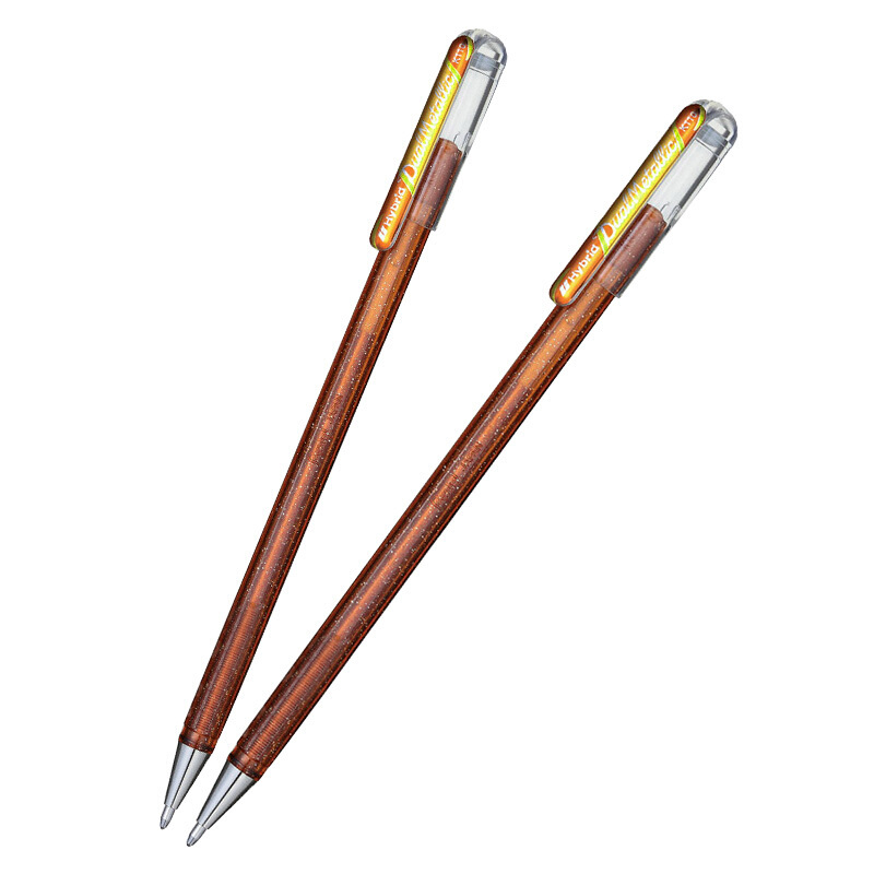派通(Pentel)K110 新品手帐彩色笔 高光金属色记号 贺卡笔水笔 K110 珠光笔 1.0mm八色可选荧光笔