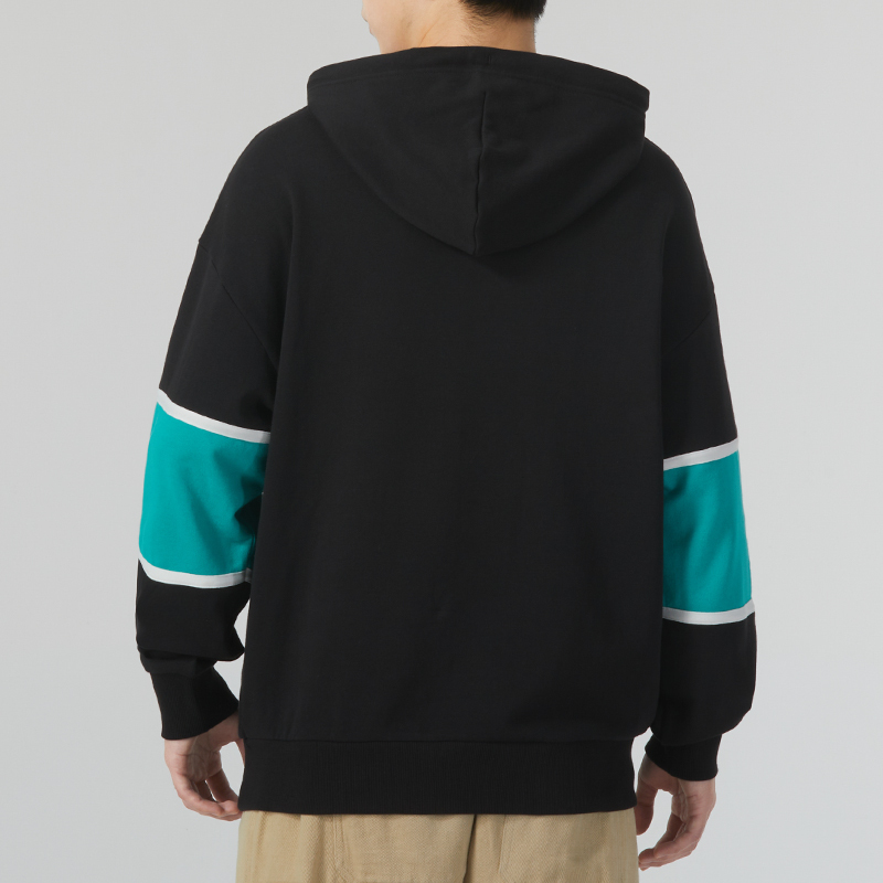 PUMA彪马卫衣男女装新款运动服跑步拼色舒适休闲连帽套头衫625800-01 ZP