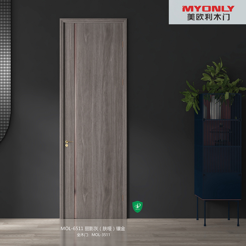 书房门家用门木门门业(mynoly)视频介绍_myonly美欧利(6511-丽影灰