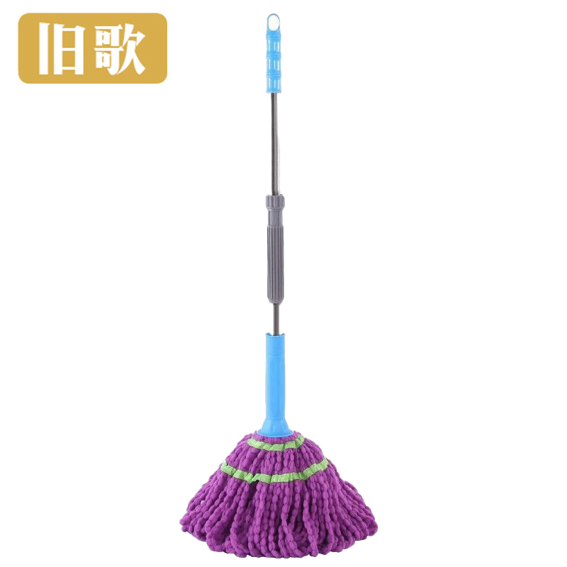 旧歌 自拧水拖把免手洗旋转拖布 紫色 把