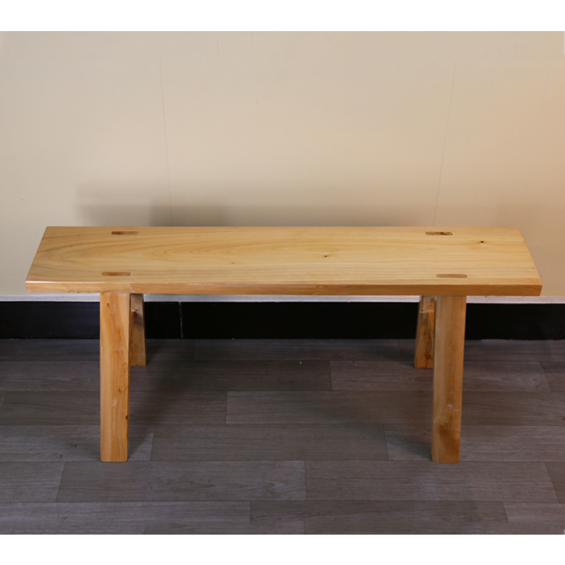 工匠时光酒店桌椅凳实木长条凳八仙方桌长条板凳as-cd014