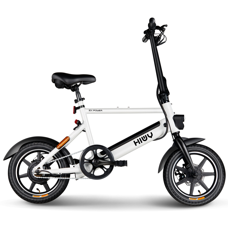 中新动力(ZX POWER)电动车HIWY 锂电电动车玄武黑7.5AH 可折叠电动车 14寸电动车