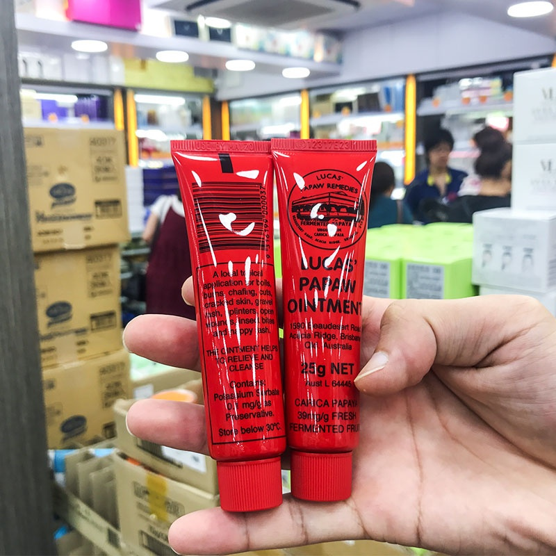 澳洲lucaspapaw卢卡斯多用木瓜膏番木瓜膏润唇滋润保湿补水25g