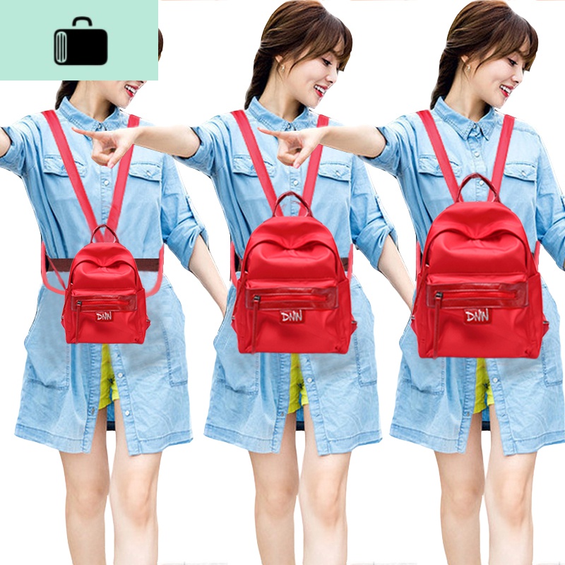 牛津布2020新款双肩包女大学生书包韩版百搭简约迷你旅行小背包潮NEW LAKE高清大图