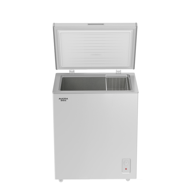 澳柯玛(Aucma)149升顶开门冰柜家用 小型单温卧式商超冷柜/冰吧 冷藏冷冻转换节能(白)BC/BD-149SN