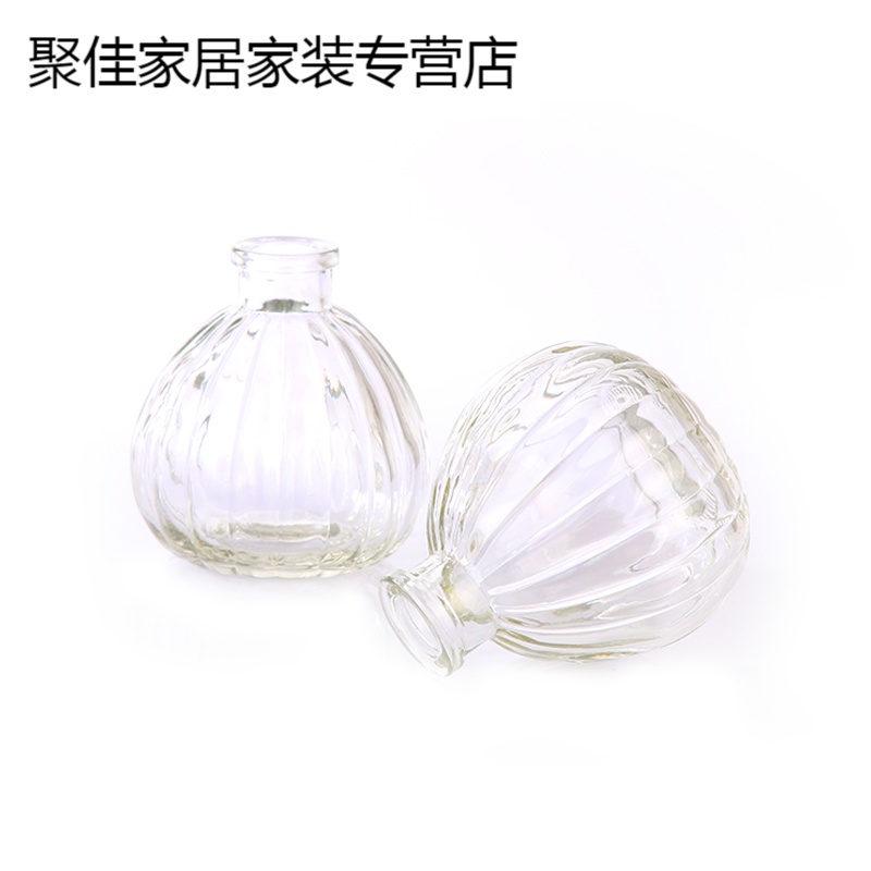 家柏饰(CORATED)花瓶玻璃透明现代简约小清新创意客厅摆件桌面鲜花干花插花瓶花盆高清大图