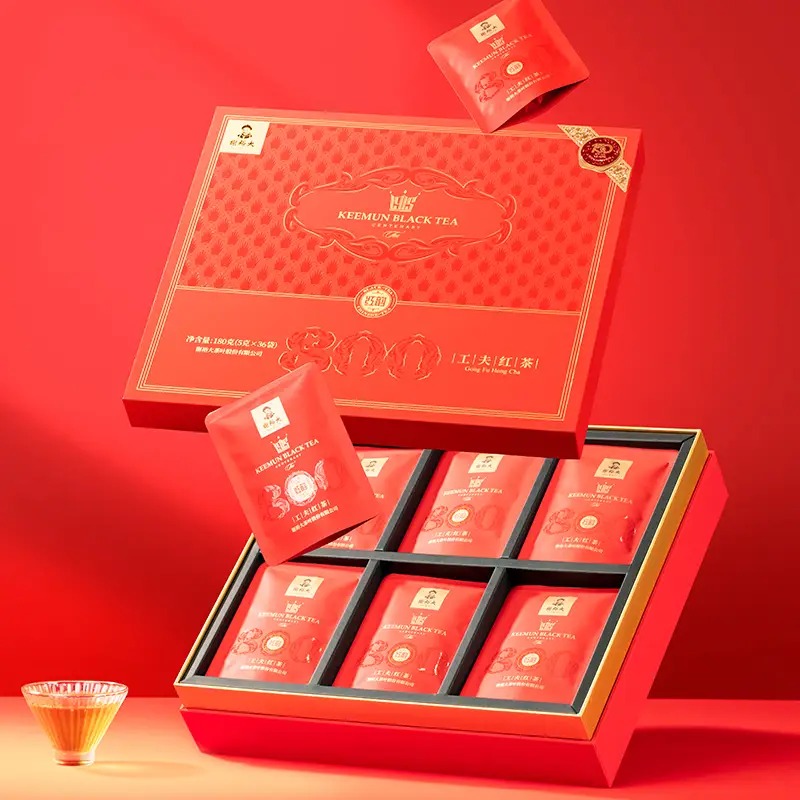 谢裕大 祁门红茶红韵800(工夫红茶)180g/盒_高清大图