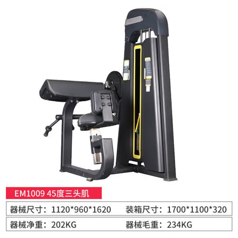 EM1009 三头肌训练器 综合训练器 45度力量训练器 商用健身器材高清大图