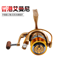 香港艾曼尼IRMANI鱼轮鱼线轮纺车轮金属头左右手互换鱼轮海竿轮抛竿远投鱼轮矶钓轮路亚轮伐钓5000型鱼轮