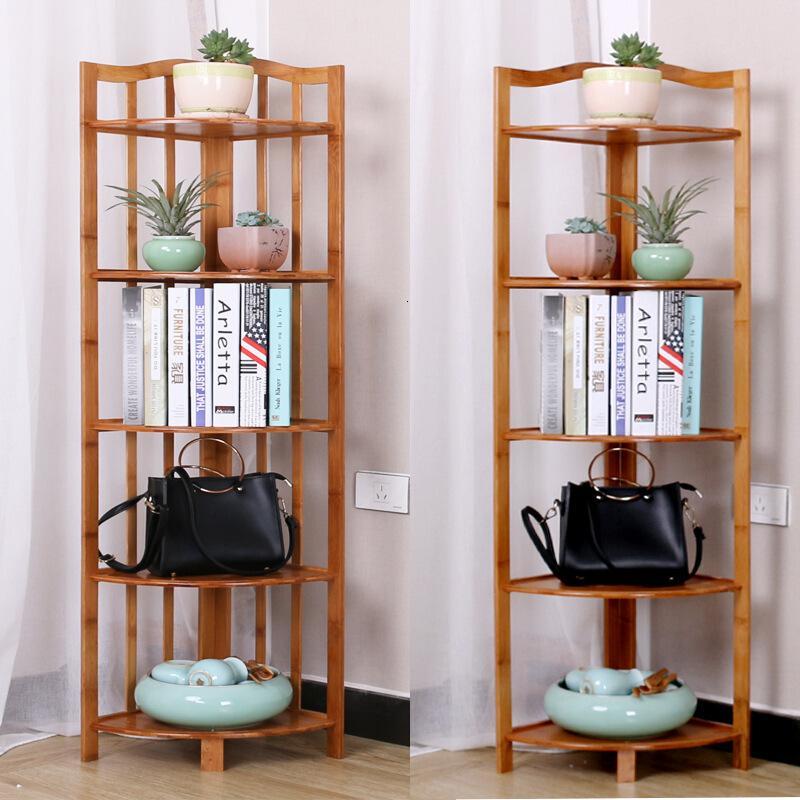 厨房三角架转角卫生间浴室花架脸盆角落架客厅楠竹墙角置物架实木波迷