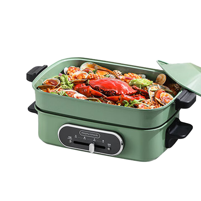 摩摩飞电器(MORPHY RICHARDS) MR9088 家用多功能锅薄荷绿2.5L