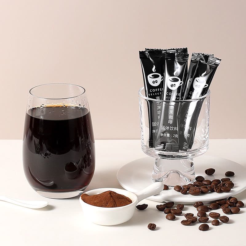 蓝山风味速溶咖啡粉独立包装三合一便携咖啡学生宿舍办公冲饮图片