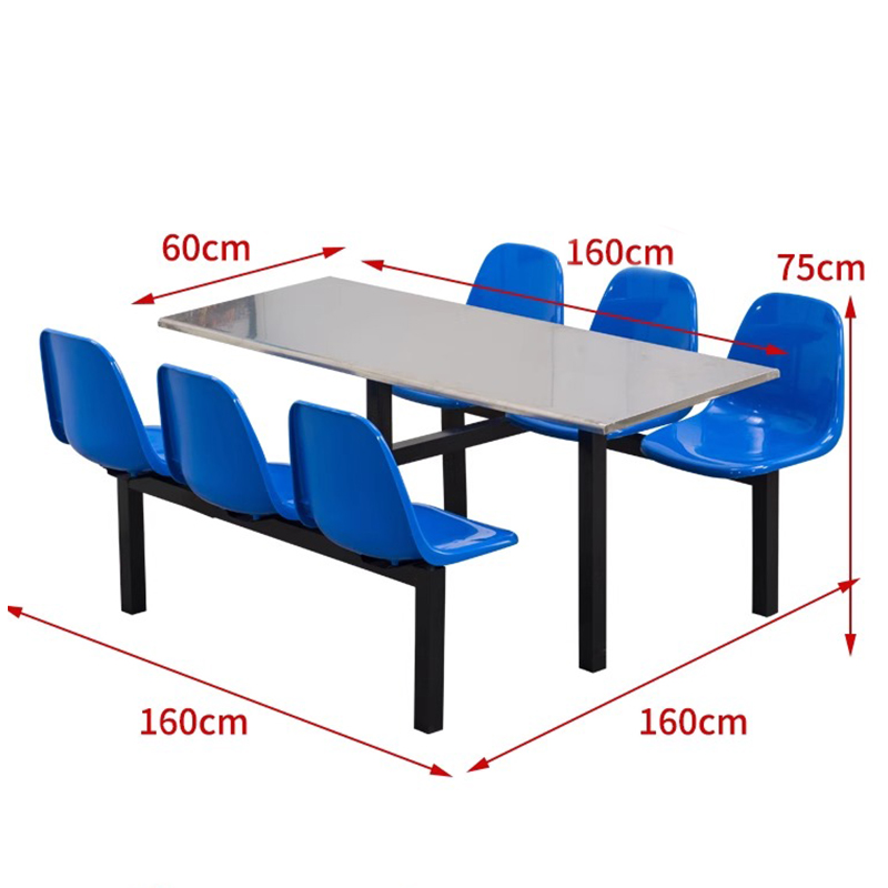 芙瑞塔连体餐桌 1.6*1.6米套高清大图