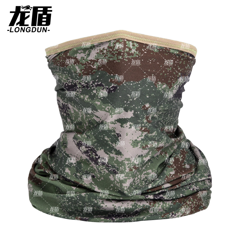 龙盾迷彩骑行防风双面围脖面罩防尘防风户外脖套丛林荒漠星空