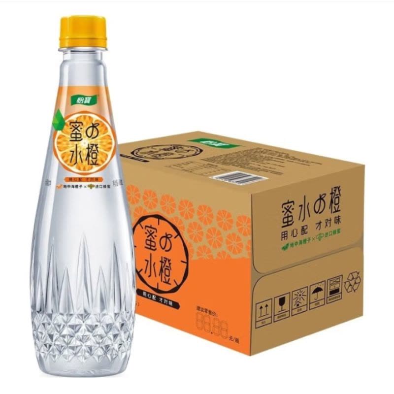 怡宝蜜水系列橙橙饮料480ml*15瓶整箱装图片