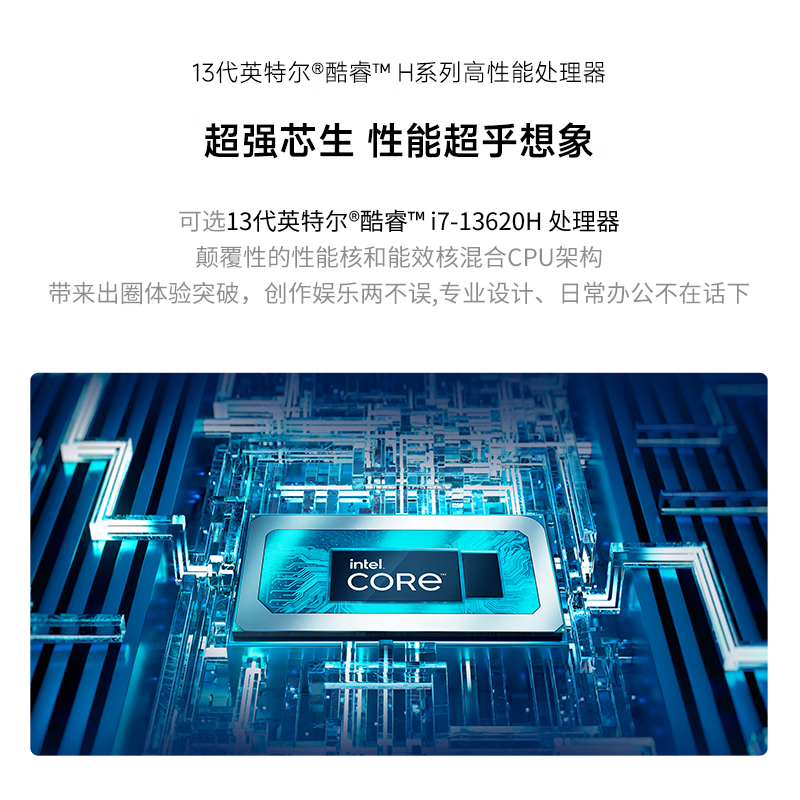 联想(Lenovo)小新尊享版 商务办公台式电脑主机(酷睿i7-13620H 16G内存 1TB SSD Win11)高清大图