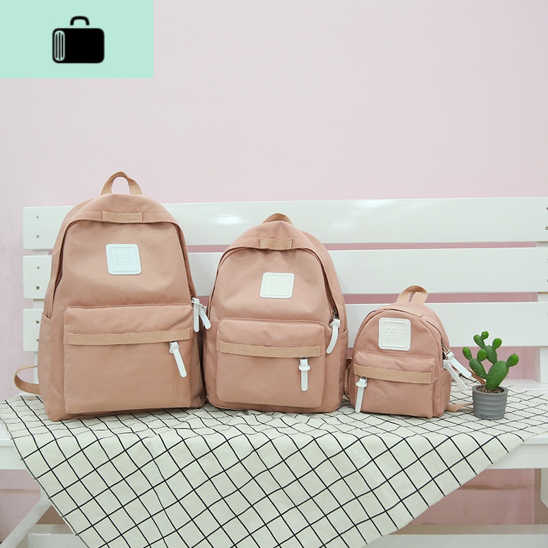 亲子迷你包双肩包女 小号韩版新款可爱轻便百搭小清新防水双肩背NEW LAKE高清大图