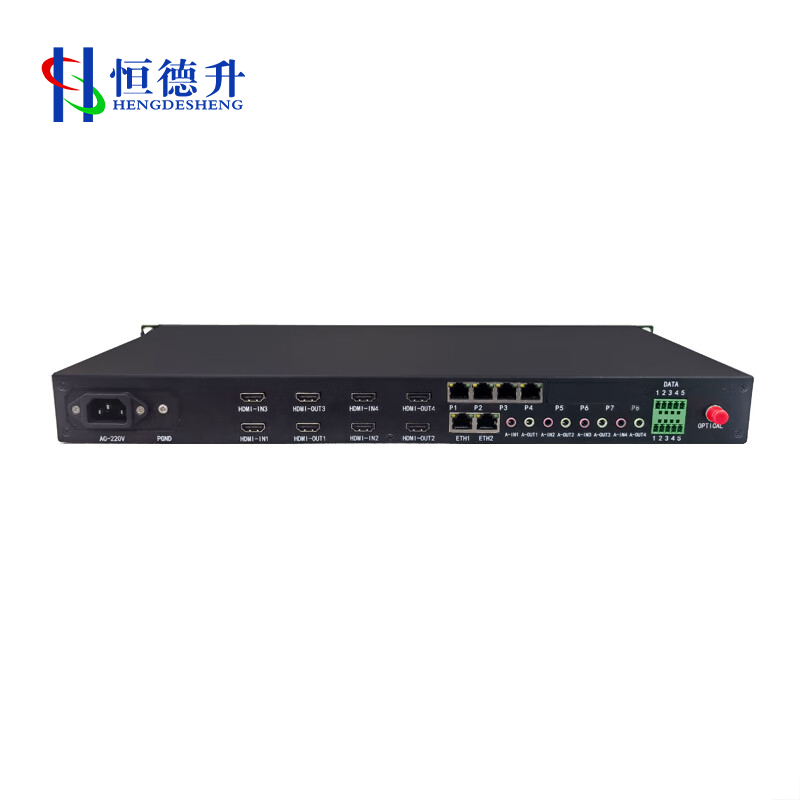 恒德升4路双向音频+2路百兆网+RS485+4路电话HDS-A059SBH-V3004HX-4SV4SA4PFE高清大图