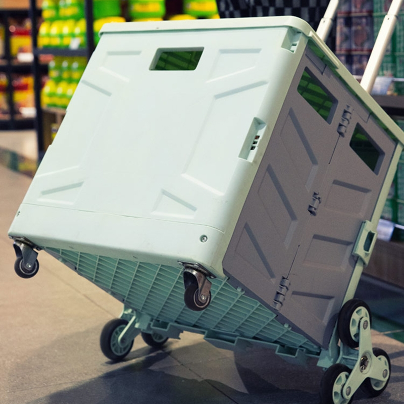 弹痕买菜车小拉车便携拖车折叠购物车小推车家用拉杆车拉货取快递摆摊