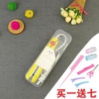 学生迷你卷发棒两用夹板两用直发器卷发器学生烫发器内扣不伤发 鸡仔黄 【单品纸盒】