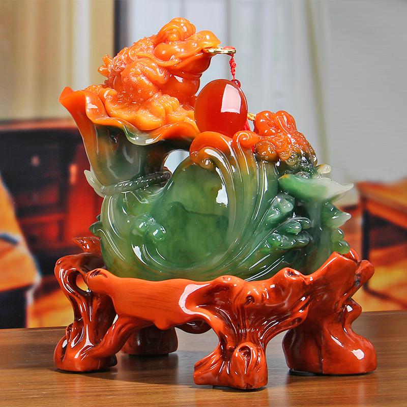 美帮汇金蟾摆件开业礼品三足蟾蜍金钱袋工艺品摆设客厅收银台装饰品高清大图