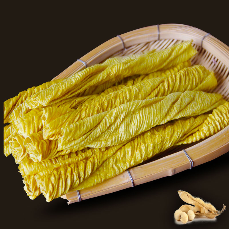 土家爱豆皮200g不加盐无添加豆腐皮丝干豆皮干货油豆皮批发豆制品蛋白肉凉拌菜