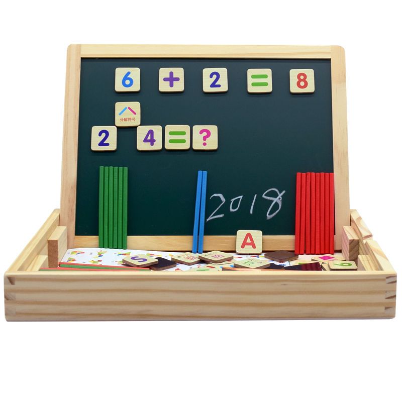 d1/铁盒装算术棒 算数棒数数小棒儿童学习数学算术幼儿园早教计数器