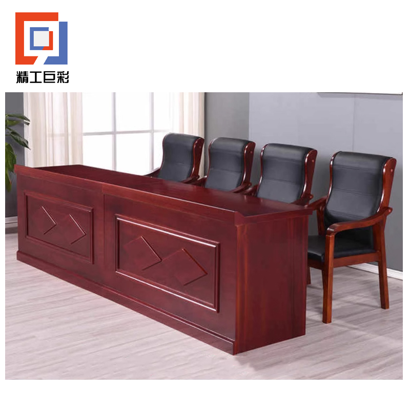 精工巨彩 优质主席台会议桌 140*60cm 张高清大图