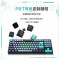 雷神(ThundeRobot)KG3089北冥 有线游戏机械键盘 电竞家用89键全键无冲键线分离 PBT双色键帽 茶轴