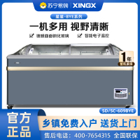 星星（XINGX）SD/SC-609BYE 600升 雪糕饮料柜 冰柜商用展示柜 冷藏冷冻转换 卧式展示柜 雪糕柜