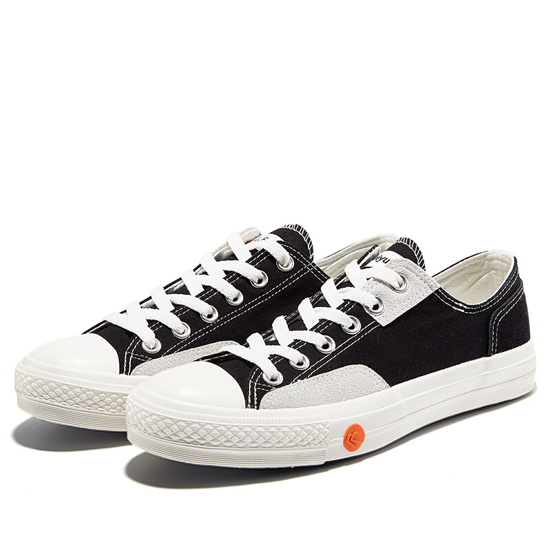 FEIYUE/飞跃帆布鞋男女鞋新款贴布拼接情侣休闲鞋子时尚复古街拍板鞋2020