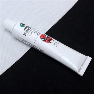 油彩脸彩化妆戏曲用品专业无毒底色调色板画笔打底膏京剧脸谱颜料 白色