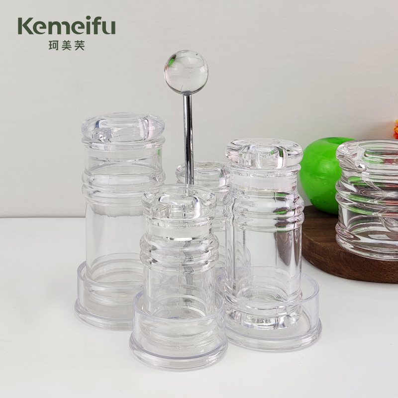 珂美芙 透明亚克力油瓶味瓶 四件套 套高清大图