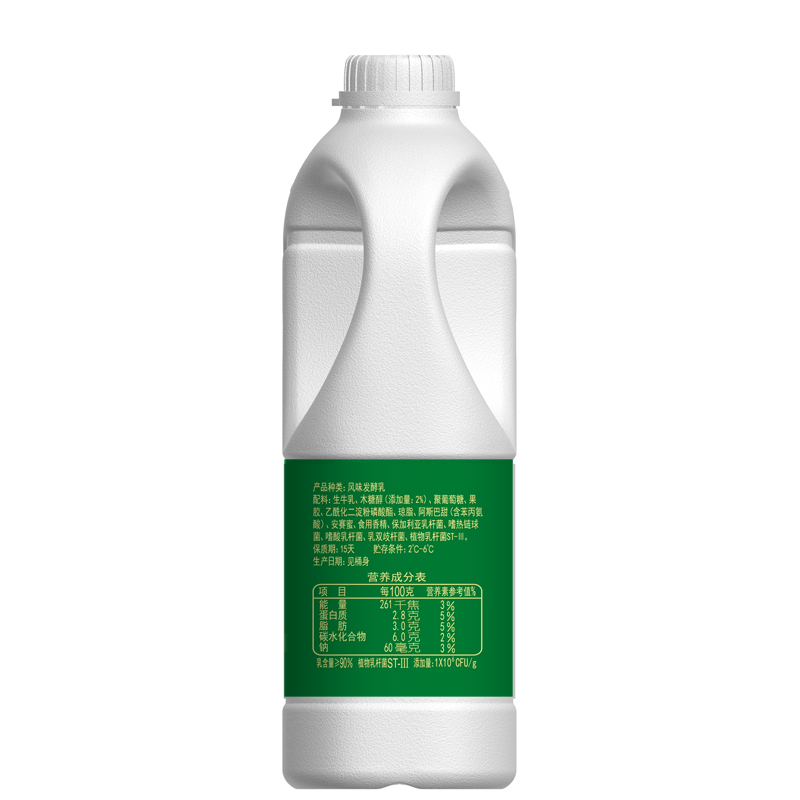 光明畅优优酪乳酸牛奶1.25kg桶( 植物乳杆菌 木糖醇)