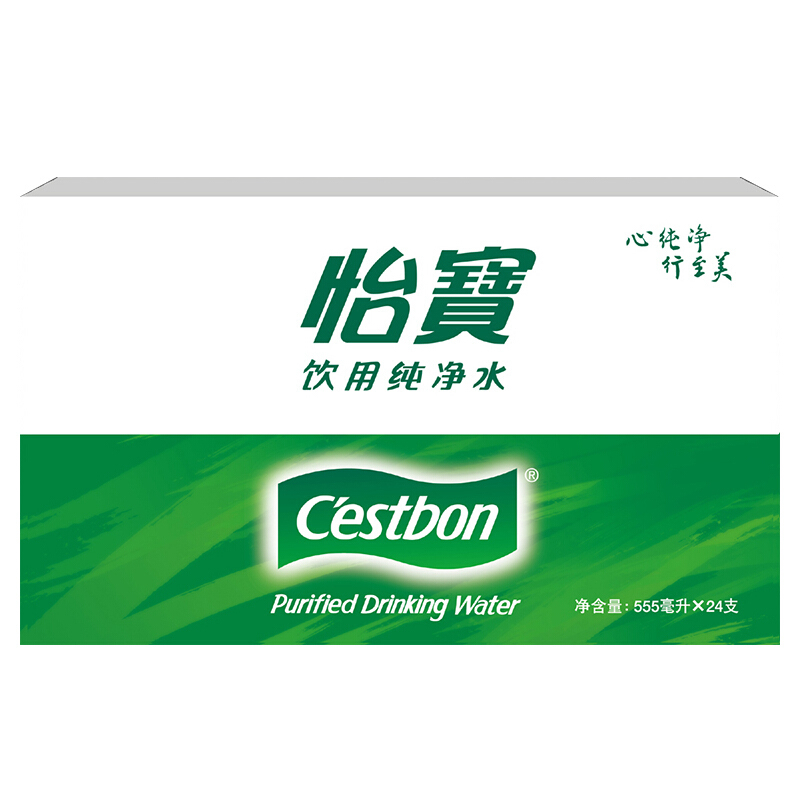 怡宝 纯净水 555ml*24 饮用水 整箱装