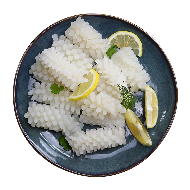 500g 顺丰 新鲜冷冻鱿鱼花 墨鱼花海鲜水产