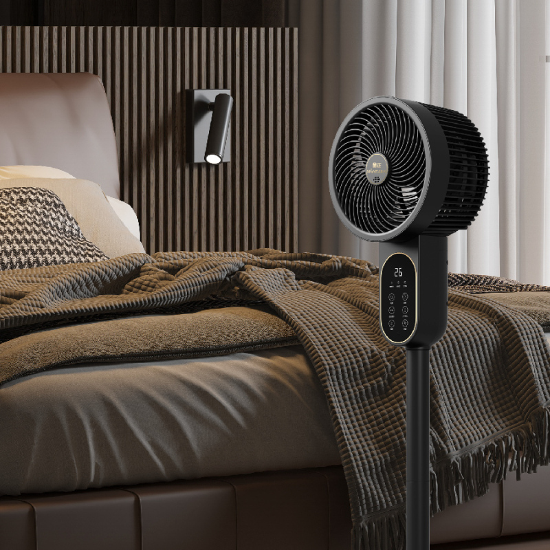 3D季风空气循环扇线下专柜遥控触屏款 RH-236-W星空灰高清大图