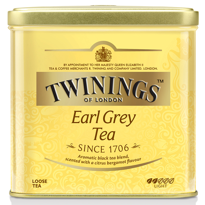 英国川宁(TWININGS) 豪门伯爵红茶听装500g 波兰进口茶叶散茶