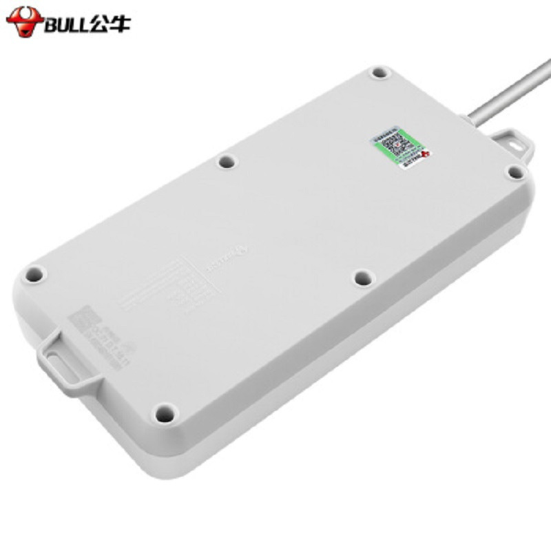 公牛(BULL)GN-109K 10米 插座/插线板/插排/排插/接线板/拖线板6位总控