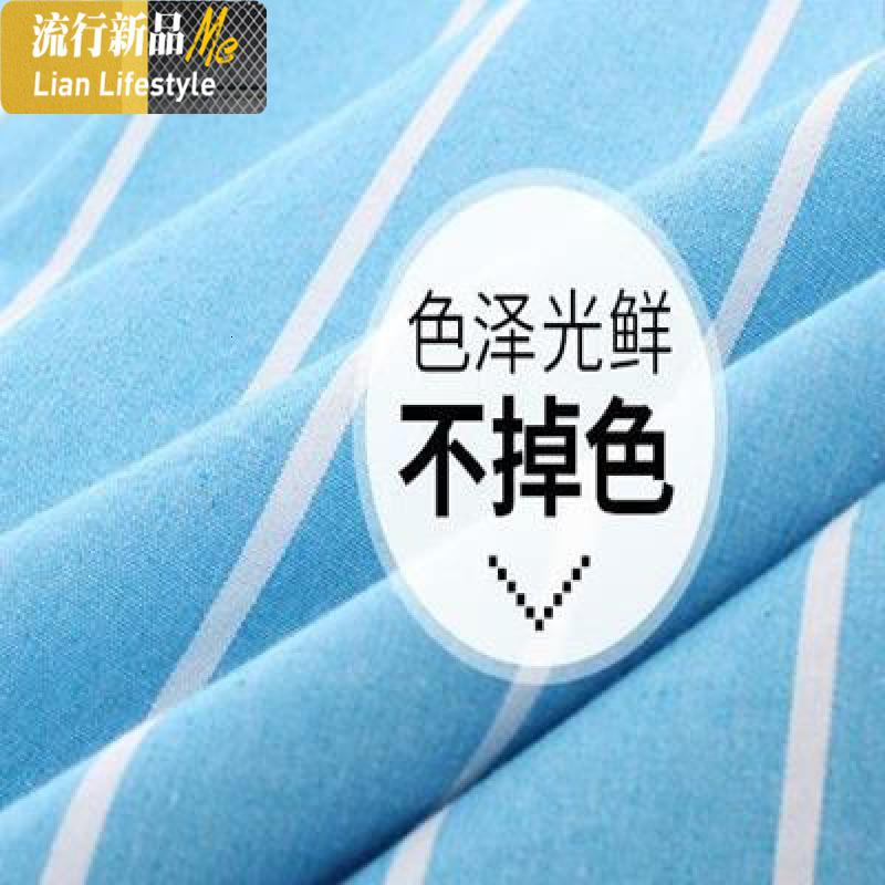 棉老粗布单人双人中国红床单单件被罩枕套1.2*2.2米床品 三维工匠高清大图