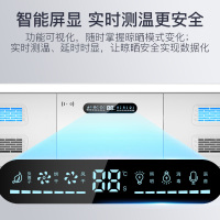 太太乐HTD系列语音遥控功能消毒功能显示屏电动晾衣架照明金属主机D01太空银 HTD-D02XY