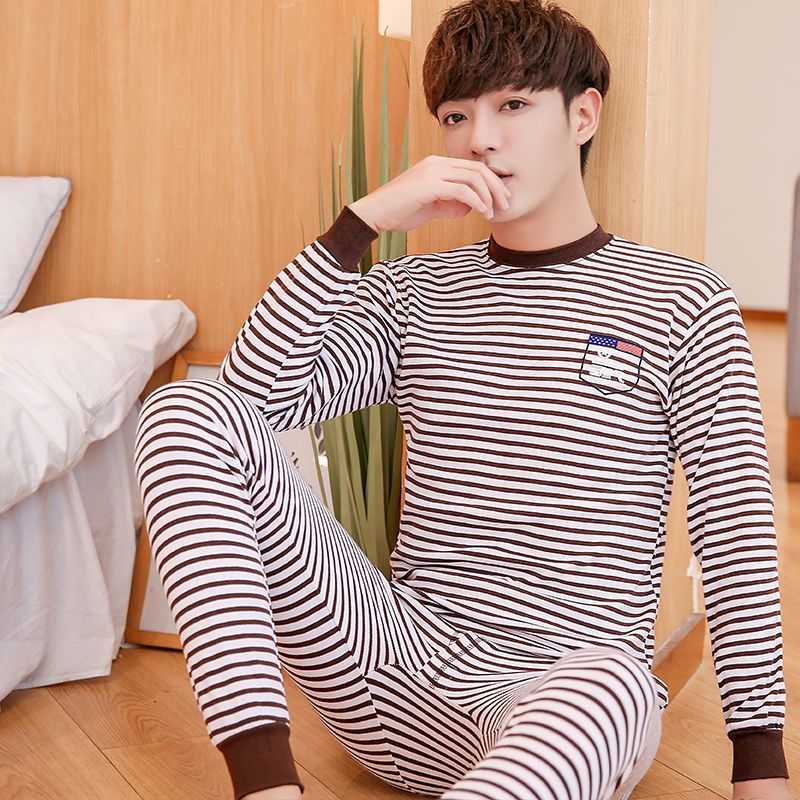 男士内衣套装青少年秋衣秋裤中大童学生内衣秋冬棉保暖衣