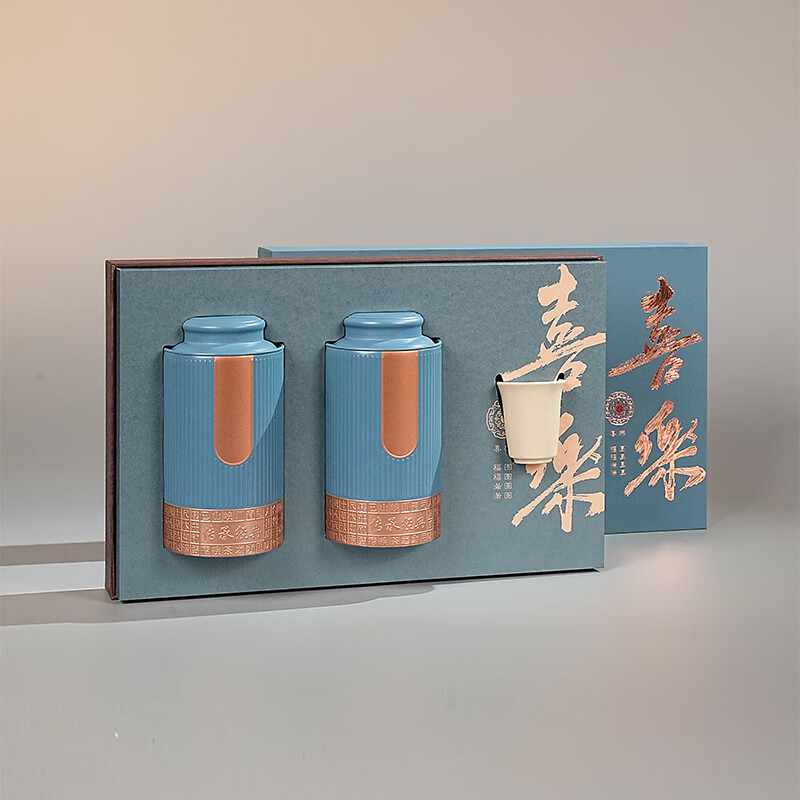 素言茶坊 喜乐双铁罐茉莉花茶285克 BDZSSC