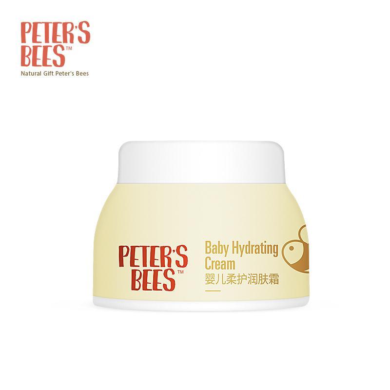 彼特的蜜蜂peter’s bees面霜婴儿倍护特润霜润肤乳保湿按摩防干裂面霜50g橄榄油精华持久呵护娇嫩新老包装随机发货