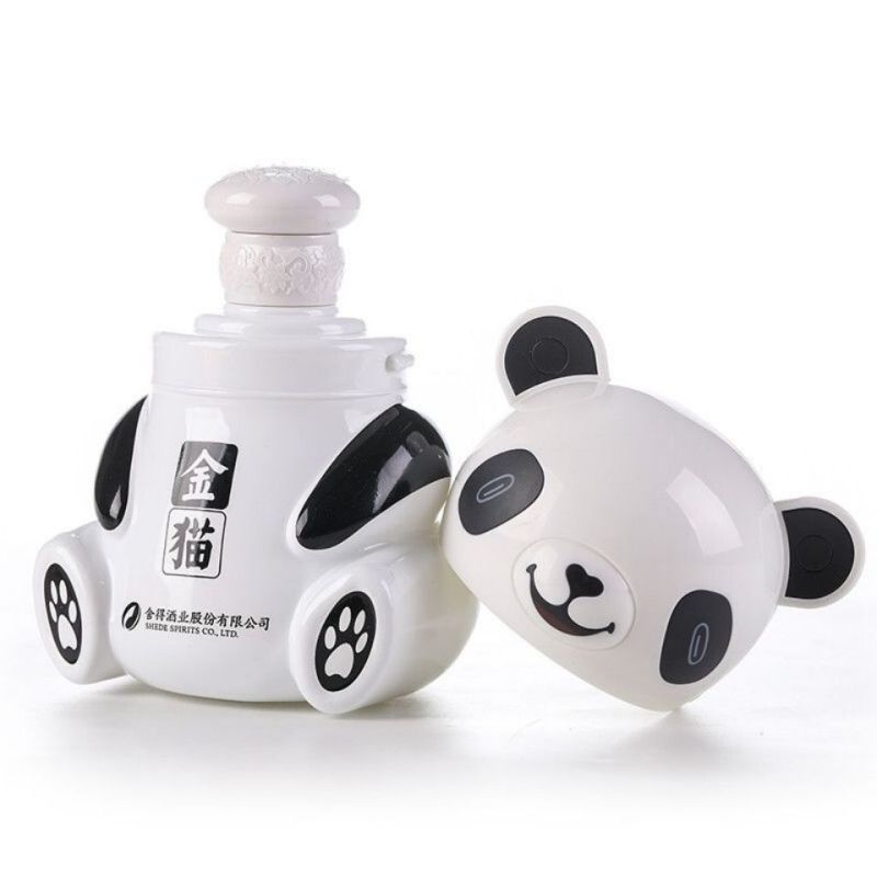 舍得熊猫酒500ml单瓶装52度浓香型白酒