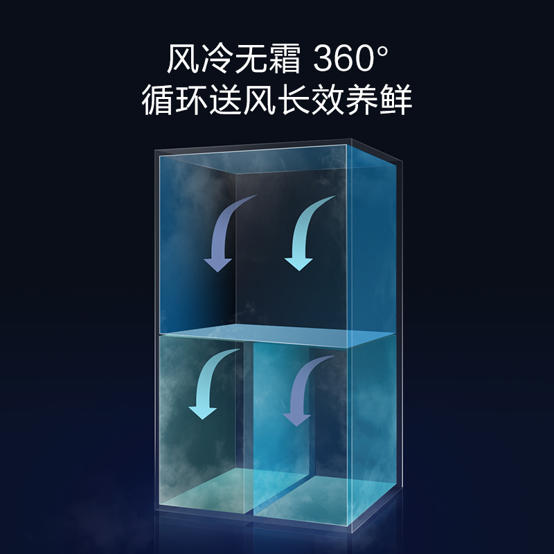 小米/云米486L十字双开门对开门电冰箱四门家用干湿分储风冷无霜智能APP调温 极光银 BCD-486WMSD